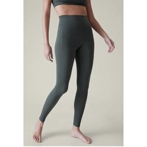 Athleta XS Transcend Stash Tight Leggings, Bali Green Yoga NWOT